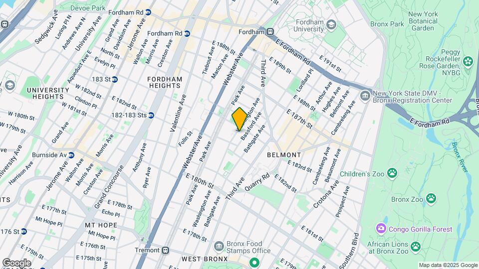 2268 Washington Ave Mapa y Detalles de la Ubicación