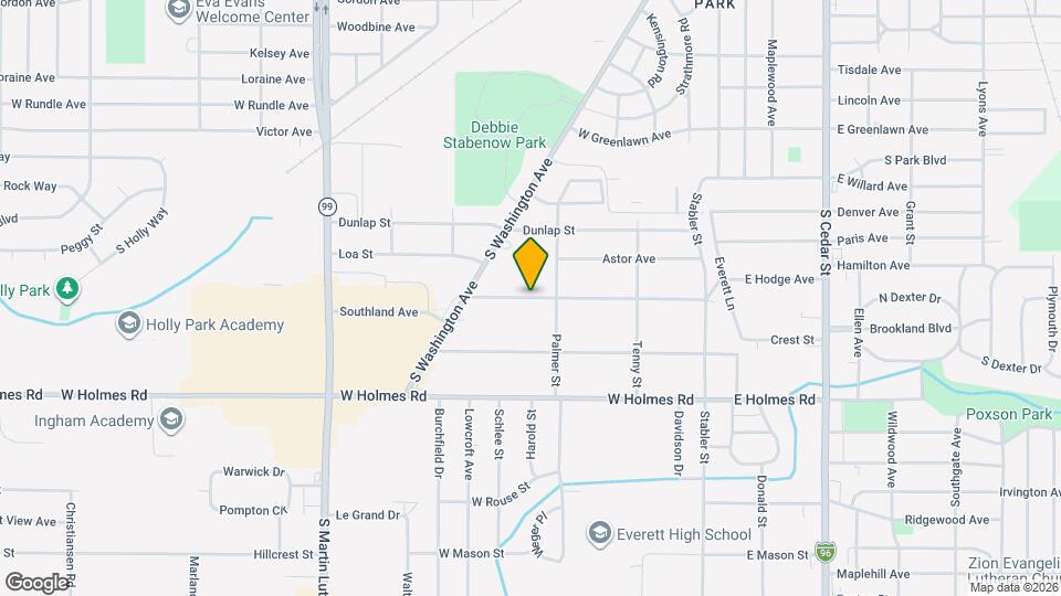 523 W Hodge Ave Map and Location Details