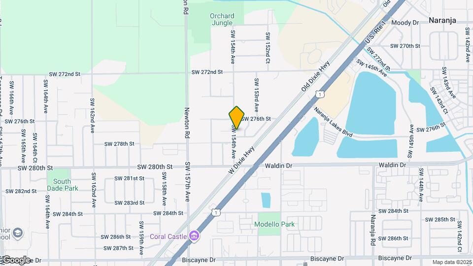 15583 SW 277th Terrace Map and Location Details