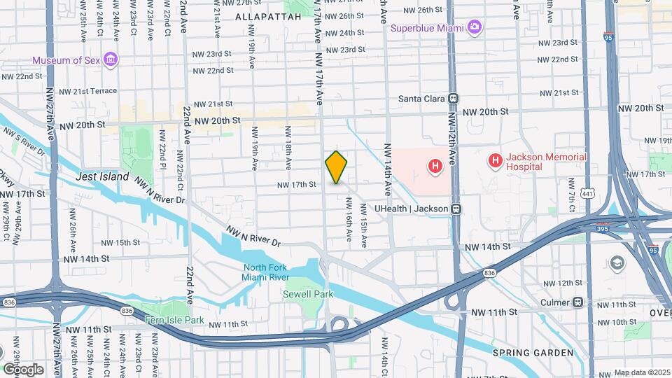 1623 NW 16th Terrace Map and Location Details