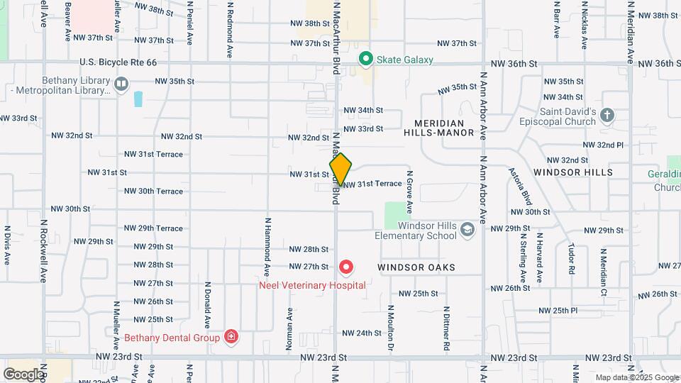 5832 NW 31st Terrace Map and Location Details