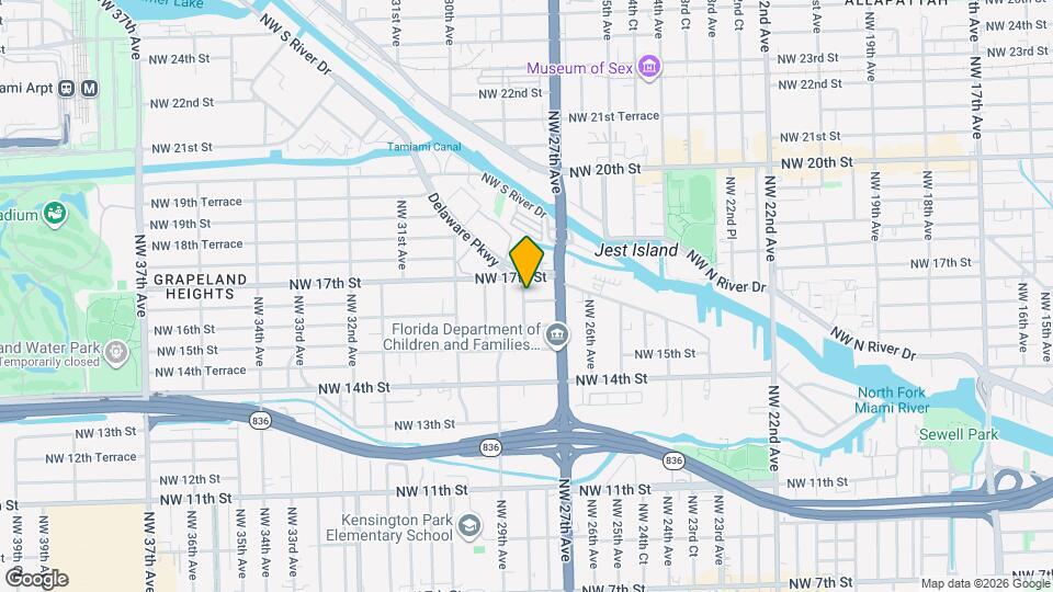2761 NW 16th Terrace Map and Location Details