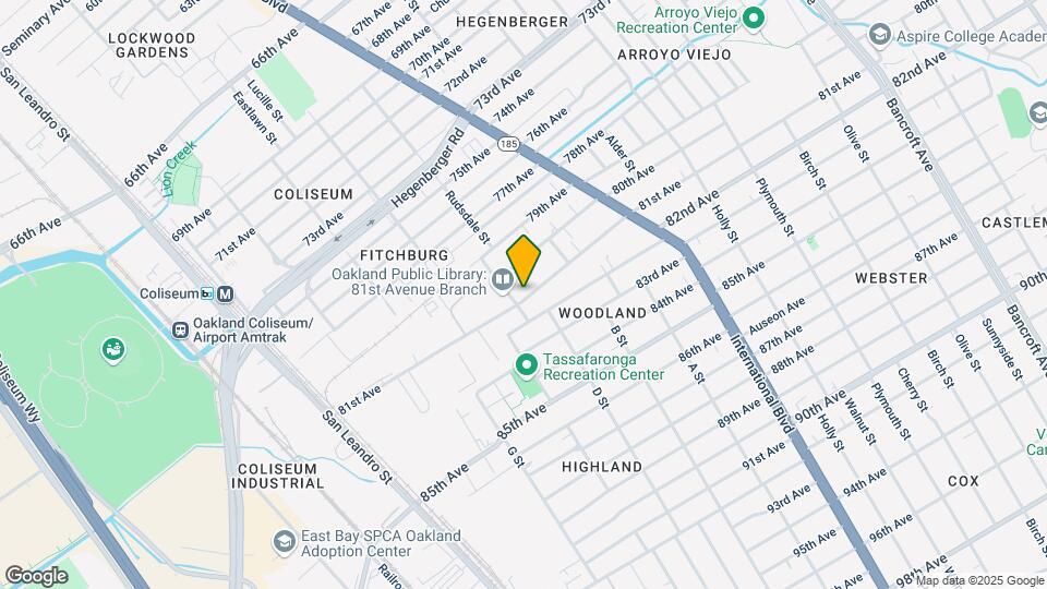 1063 81st Ave Mapa y Detalles de la Ubicación