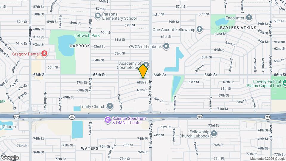 2710 68th St Map and Location Details