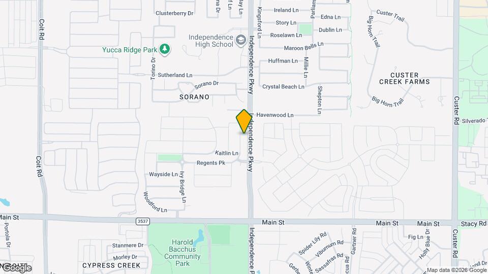 9784 Brackenfield Ln Map and Location Details