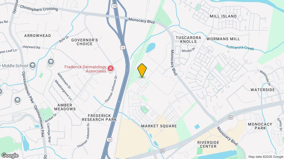 309 Spring Bank Way Map and Location Details