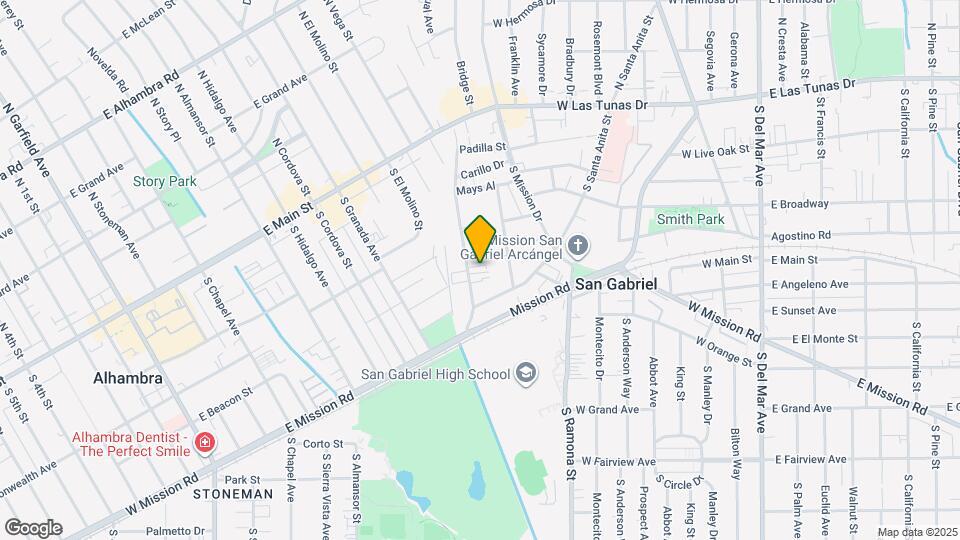 338 S Arroyo Dr Mapa y Detalles de la Ubicación