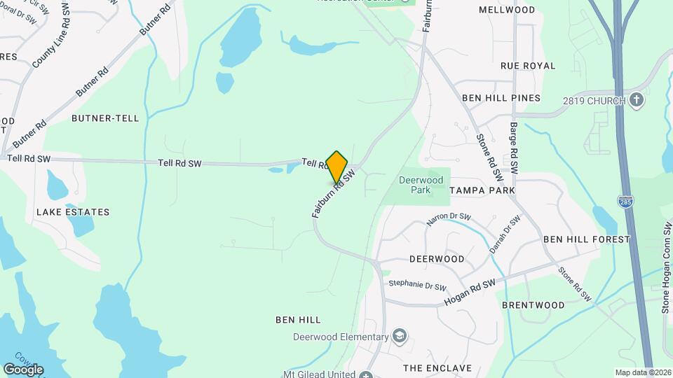 2752 Fairburn Rd SW Map and Location Details