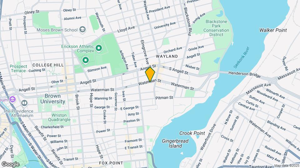 219 Waterman Street Mapa y Detalles de la Ubicación