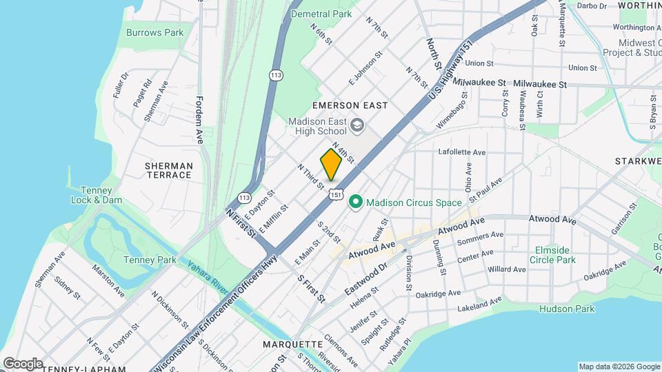 2108 E Washington Ave, Unit 2108.5 Mapa y Detalles de la Ubicación