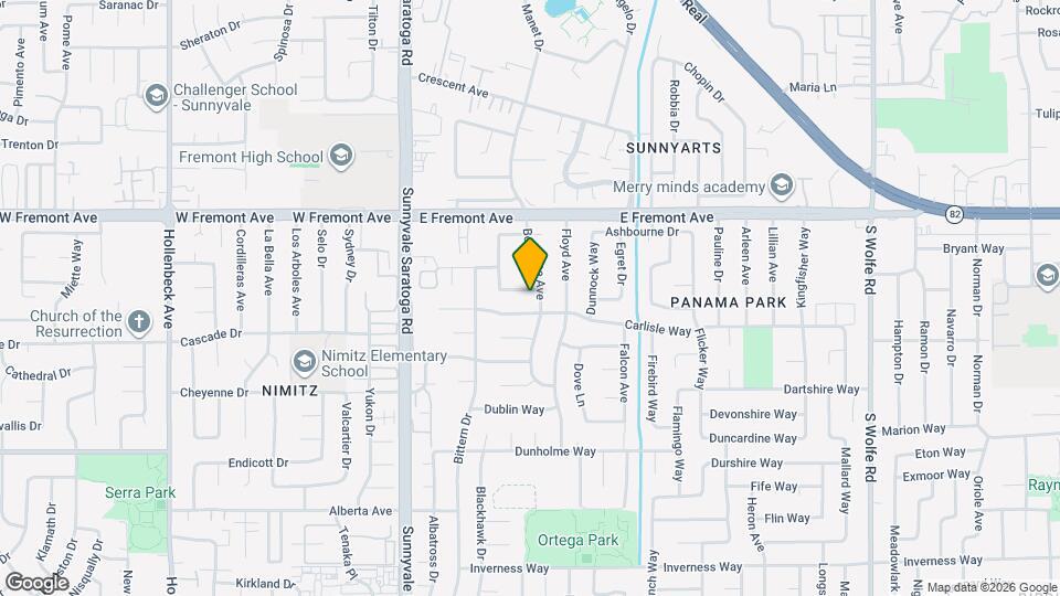 1383 Bobolink Cir Map and Location Details