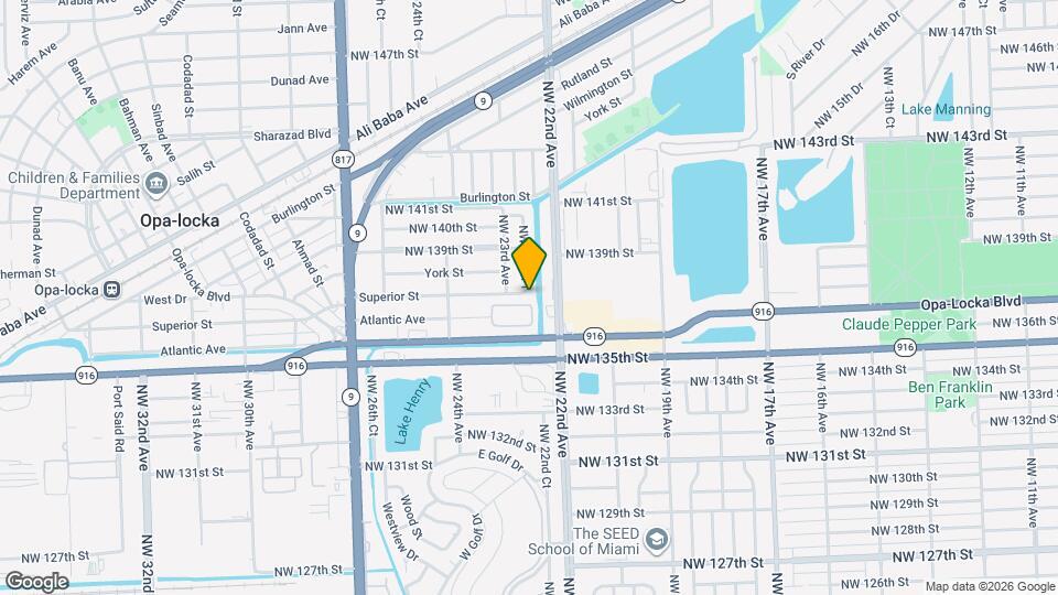 2255 NW 136th Terrace Map and Location Details