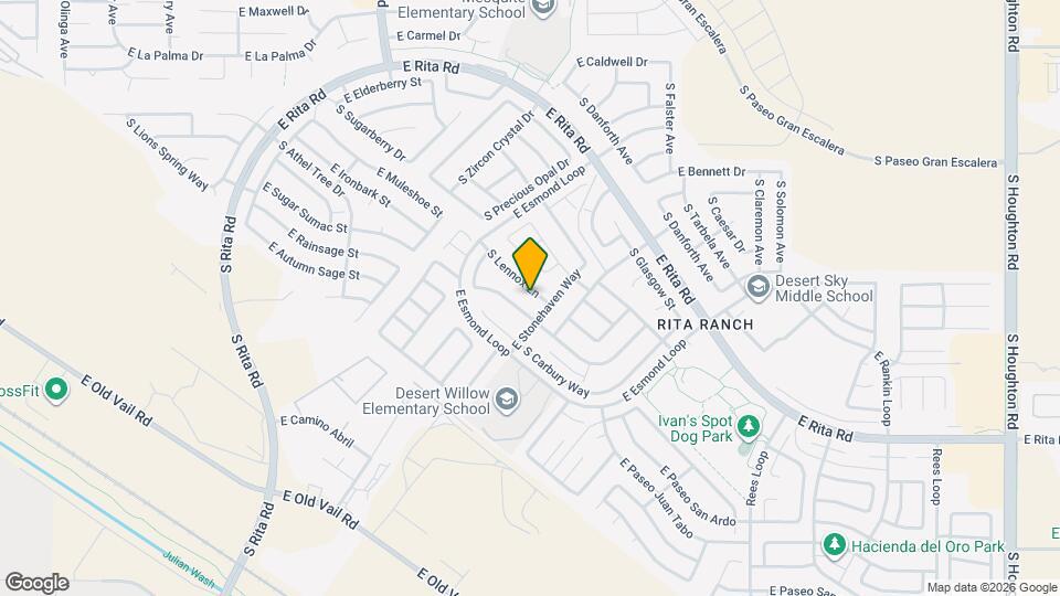 7960 S Lennox Ln Map and Location Details