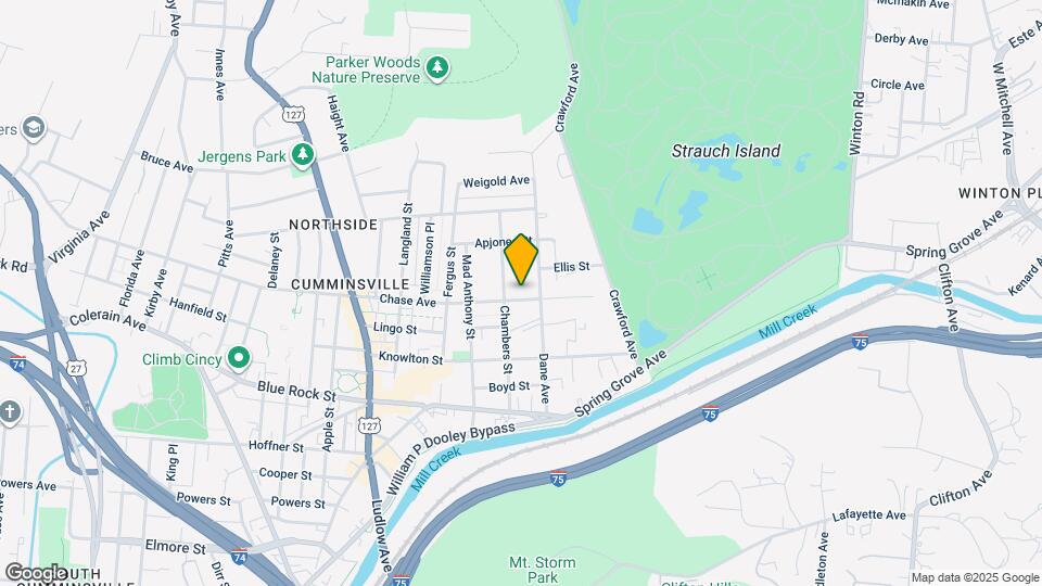 1314 Chase Ave Mapa y Detalles de la Ubicación
