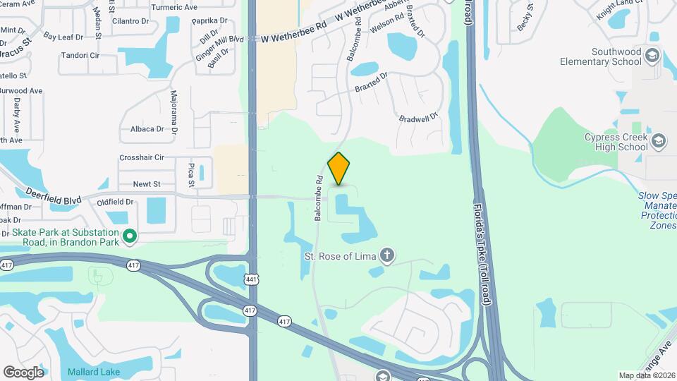 12697 Enclave Dr Map and Location Details