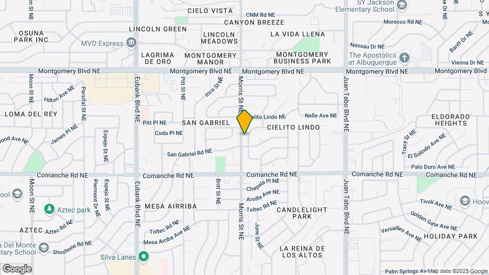 10407 Sierra Bonita Ave NE Map and Location Details