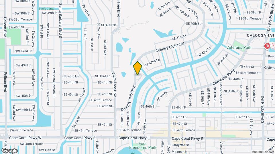 4351 Country Club Blvd Map and Location Details