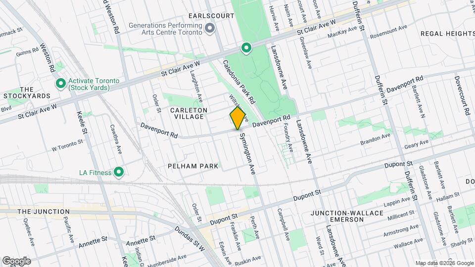 1865 Davenport Rd Map and Location Details