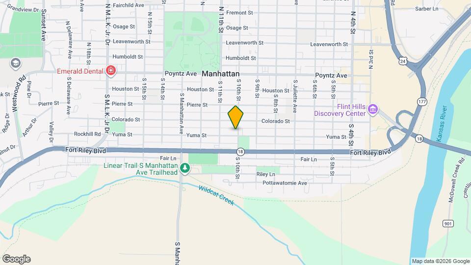 1000 Yuma St Map and Location Details