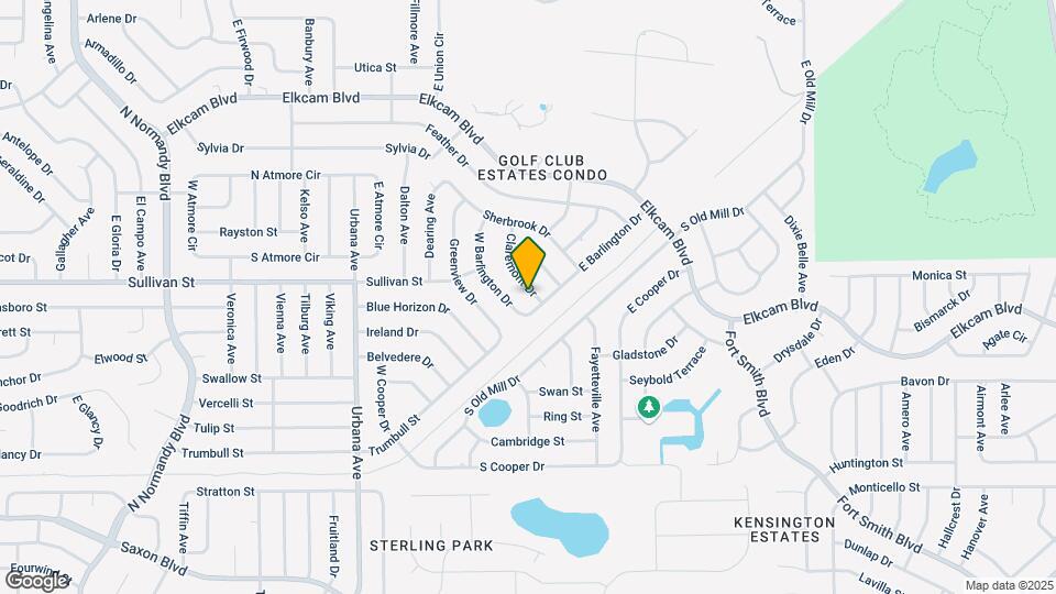 2010 Claremont Dr Map and Location Details