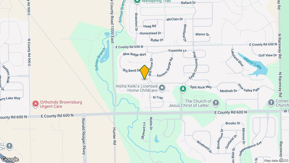 9986 Split Rock Way Map and Location Details