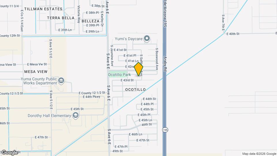 6274 E 43rd St Map and Location Details