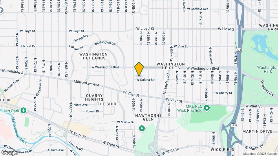 1605 N 59th St Map and Location Details
