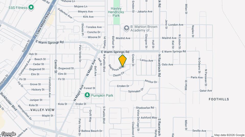 222 Mariposa Way Map and Location Details