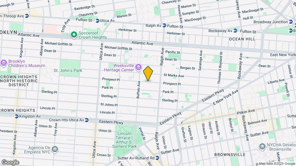 1586 Prospect Pl Map and Location Details