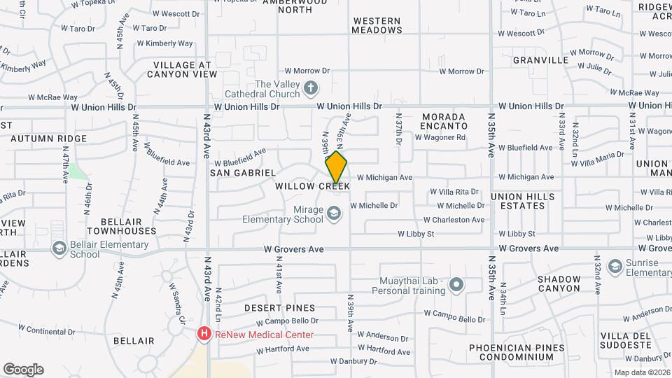 3916 W Villa Rita Dr, Unit 3058 Map and Location Details