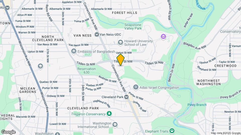 3883 Connecticut Ave NW Map and Location Details