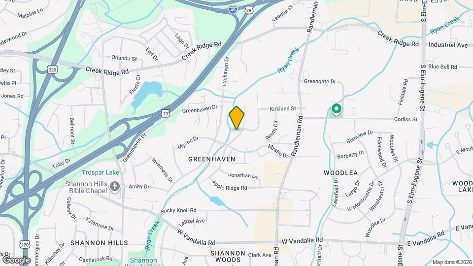 2804 Bears Creek Rd Map and Location Details