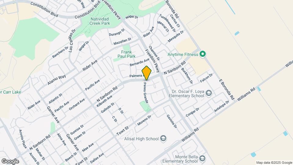 Gabilan Hills Townhomes Map and Location Details