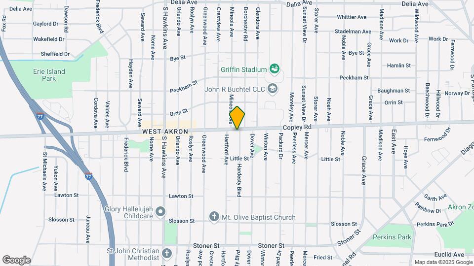806 Hardesty Blvd Map and Location Details