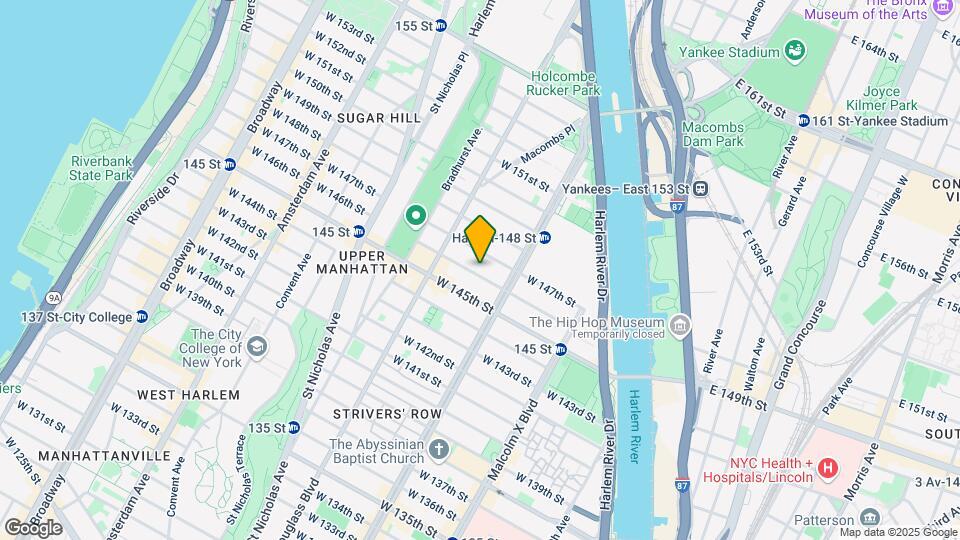 211 W 146th Mapa y Detalles de la Ubicación