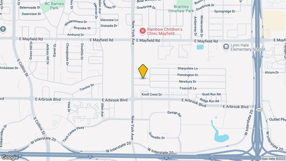 1914 Rutherford Ln Map and Location Details