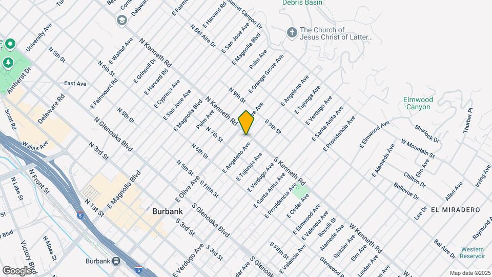 735 E Angeleno Ave Mapa y Detalles de la Ubicación