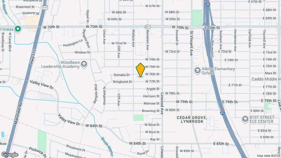 525 W 77th St Map and Location Details