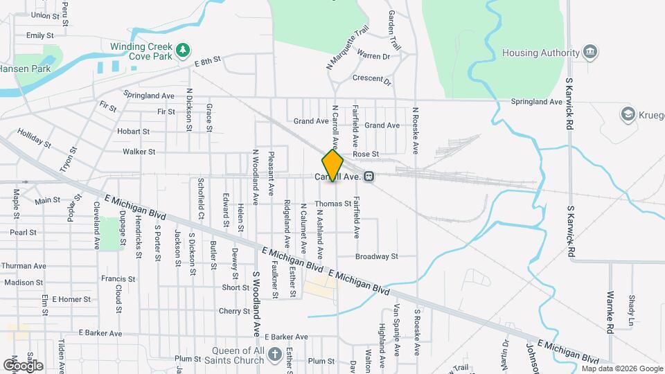 426 N Carroll Ave Map and Location Details