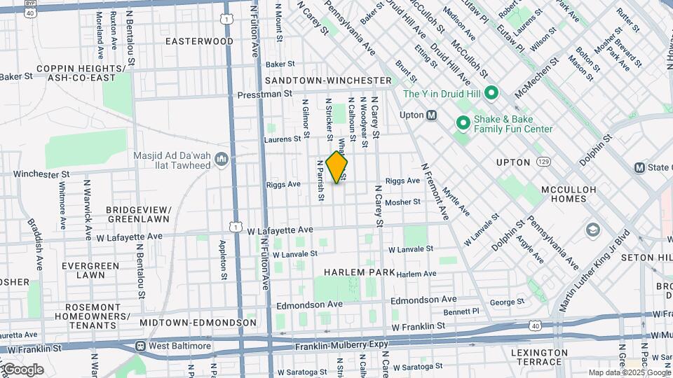 1033 N Stricker St Map and Location Details