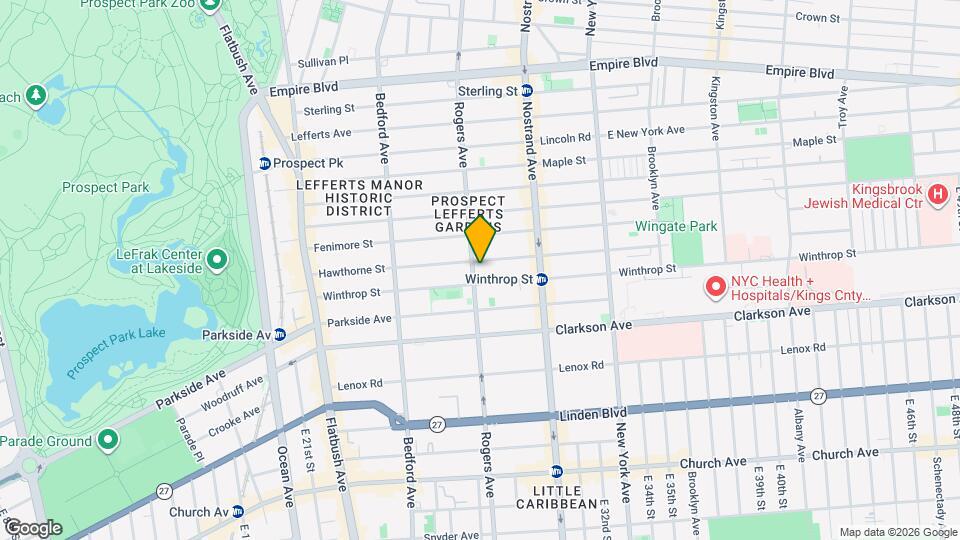 581 Rogers Ave Map and Location Details