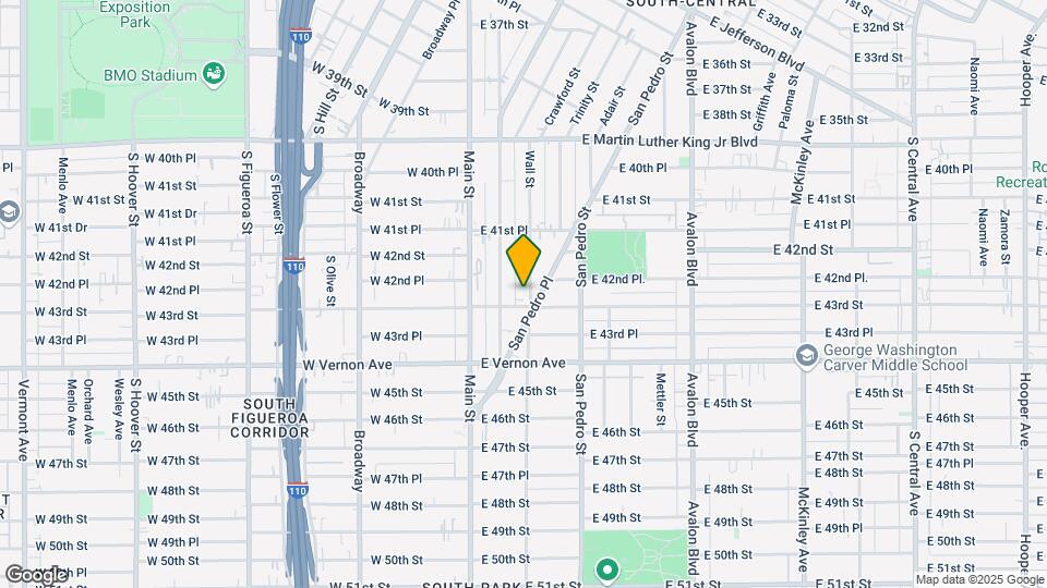 4245 Wall St Map and Location Details