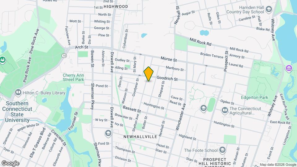 423 Shelton Ave Map and Location Details