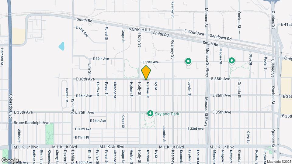 3685 Ivanhoe St, Unit Apt B Map and Location Details