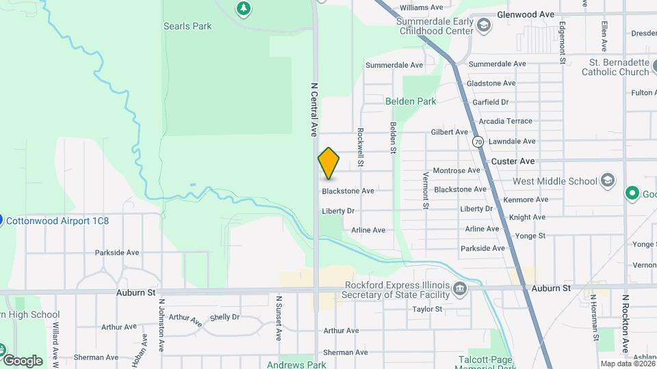 3707 Blackstone Ave Map and Location Details