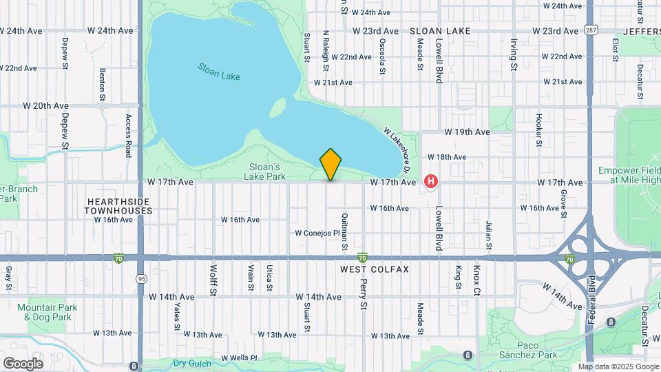 4200 W 17th Ave Map and Location Details