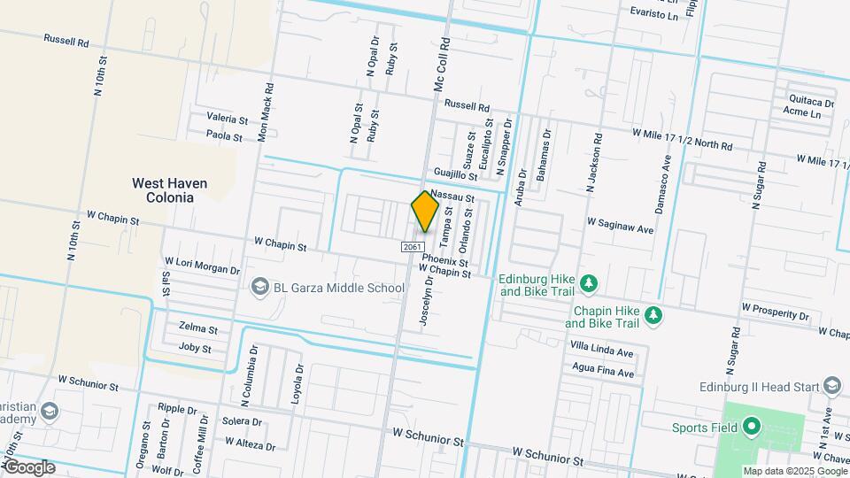 1513 Phoenix St Map and Location Details