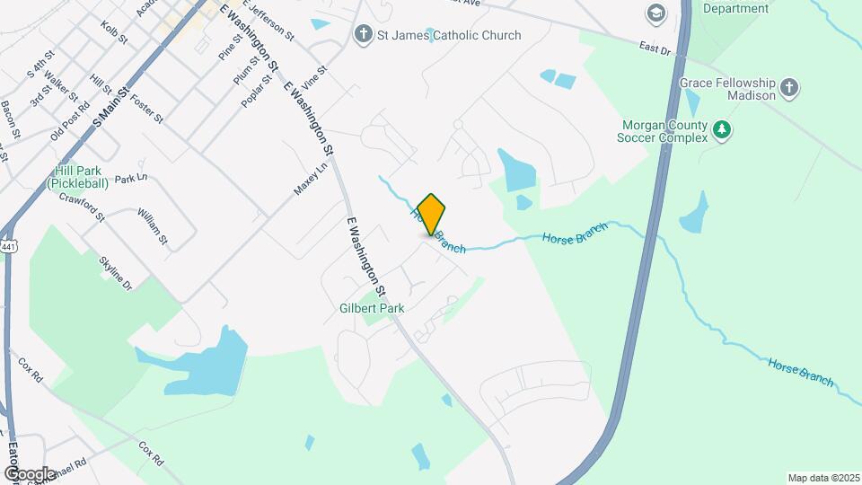 1010 Overlook Dr Map and Location Details