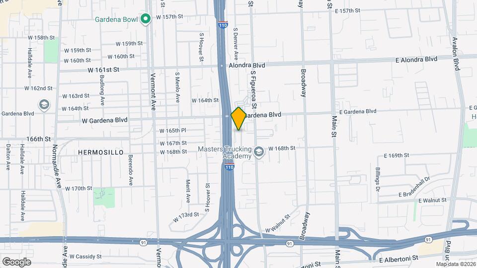 16615 S Denver Ave Map and Location Details