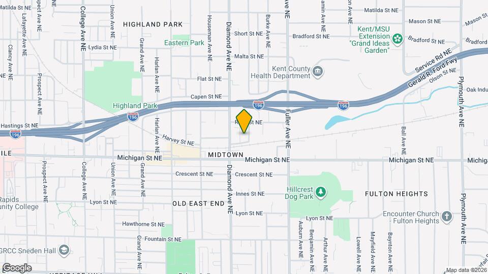 441 Spring Ave NE Map and Location Details